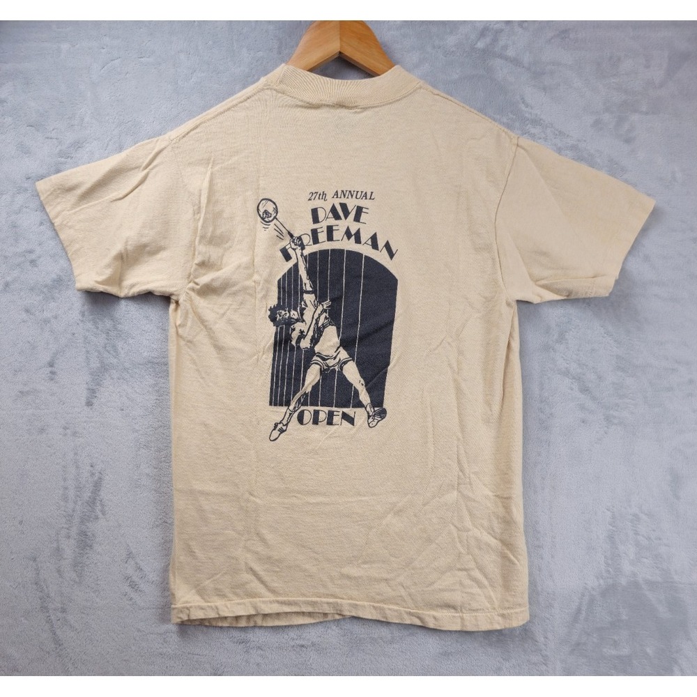 Vintage 1979 San Diego Badminton Open 27th Annual Dave Freeman T-shirt Medium